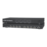Kanex HDMX44RS video switch Datasheet