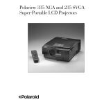 Polaroid Polaview 235 SVGA manual