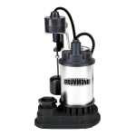 DRUMMOND Item 58012-UPC 193175430762 1/2 HP Submersible Sump Pump Owner&rsquo;s Manual