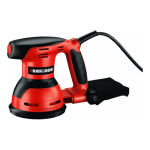 Black &amp; Decker RO100 Sander Instruction Manual