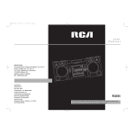 RCA RD2056A Stereo System User Manual