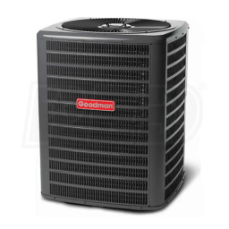 GOODMAN GSX16 Air Conditioner Specification | Manualzz