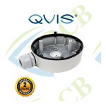 QVIS VIP-RING-03-WH and VIP-RING-03-GR CCTV mounting / cable management rings Datasheet