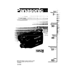 Panasonic NVVX21B Operating Instructions