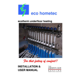 Eco Hometec EC 38kW User manual