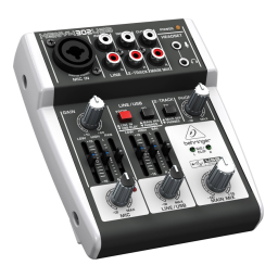 Behringer XENYX 302USB Quick start manual | Manualzz