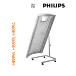 Philips Full-body solarium HB556 Datasheet