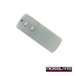 Rosslare SA-27 Dual Button Wireless Remote Control Data Sheet