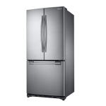 Samsung RF20HFENBSR 19.43-cu ft 3-Door Standard-Depth French Door Refrigerators Single Ice Maker Dimensions Guide