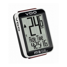 VDO M3WL Operating instructions | Manualzz