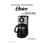 Oster BVSTVMX37 series User manual