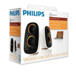 Philips Мултимедийни високоговорители 2.0 SPA3210/10 Ръководство за притежателя