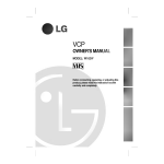 LG W161W Owner’s Manual