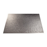Fasade B55-30 Hammered 18.5-in x 24.5-in Galvanized Steel Backsplash Panels Installation Guide