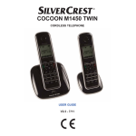 Silvercrest COCOON M1450 TWIN User guide