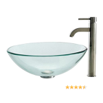 Kraus FVS-1007SN Ramus Satin Nickel 1-handle Vessel WaterSense Bathroom Sink Faucet Installation manual