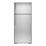 GE GTS18GSHSS 17.5 cu. ft. Top Freezer Refrigerator in Stainless Steel Specification