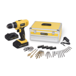 Powerplus POWX0026LI DRILL/SCREWDRIVER 18V LI-ION 2BATT 275ACC Bedienungsanleitung