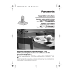 Panasonic KXTCD445HGT Használati utasítások