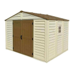 Duramax Building Products WoodBridge Plus 10.5 ft. x 8 ft. Vinyl Storage Shed Guide d'installation
