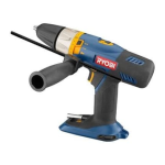 Manuel d'utilisation Perceuse &agrave; percussion RYOBI P211