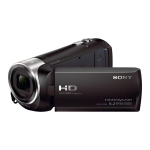 Sony HDR-CX240 Handycam® HDR-CX240 com Sensor Exmor™ R CMOS Manual do usuário