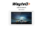 WayteQ XTab 50 GPS User's Manual