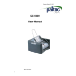 Paitec ES-5000 User manual