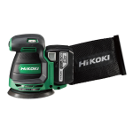Hikoki SV1813DA Cordless Random Orbit Sander Manual