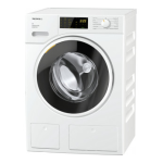 Miele WWD660 WCS TDos&8kg W1 front-loader washing machine Operating Instructions
