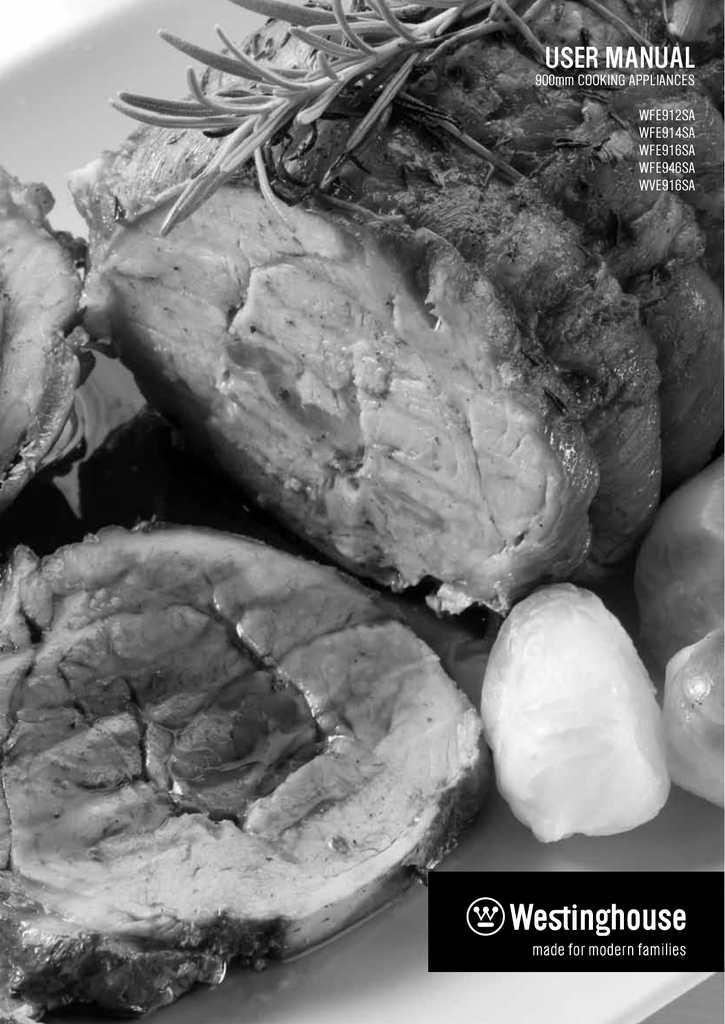 Westinghouse 90cm BuiltIn Oven Operating instructions Manualzz