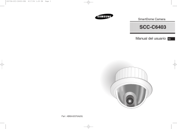 Samsung | SCC-C6403P | Manual de usuario | SCC-C6403 | Manualzz