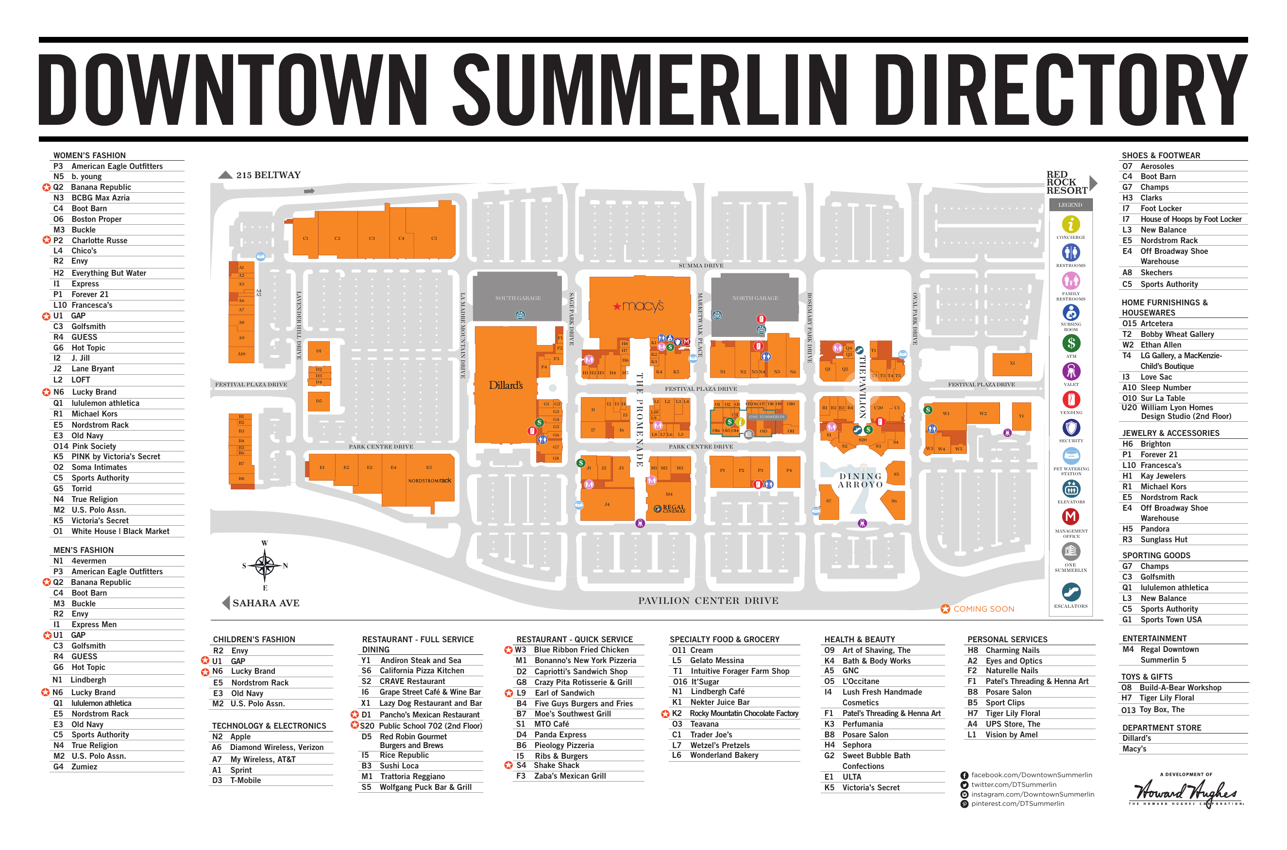 View Map - Downtown Summerlin | Manualzz