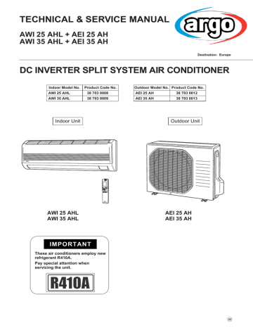 Argo Clima As52al User Manual Manualzz