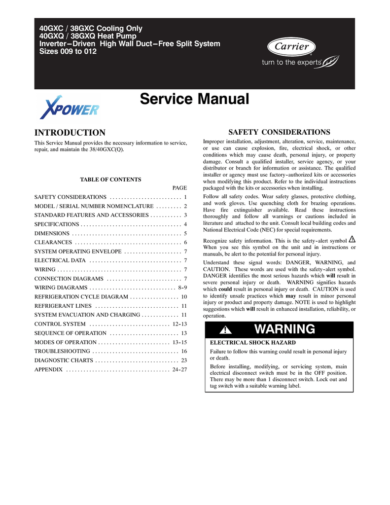 Carrier Thermistor Chart