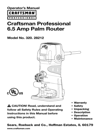 Craftsman 28212 Trimmer Operator`s manual | Manualzz