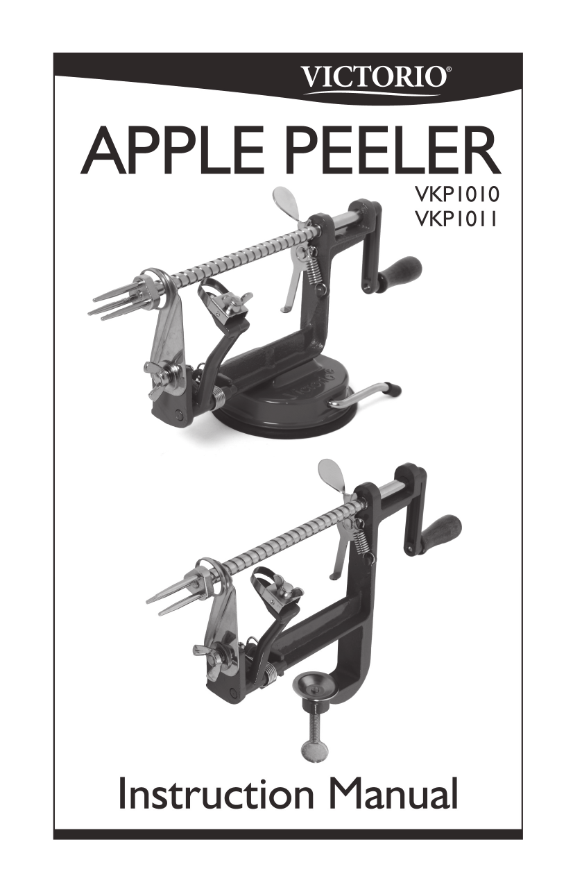 Manual Hand-Crank Potato & Apple Peeler Review - Victorio/VPK