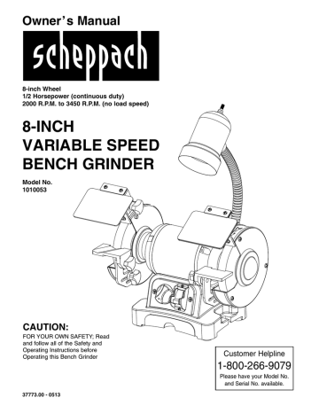Scheppach 1010053 Owner's Manual | Manualzz