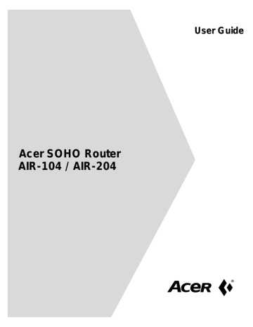 Acer AIR-204 User guide | Manualzz