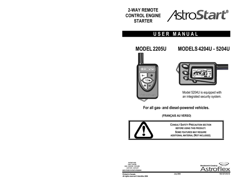 Astrostart Manual