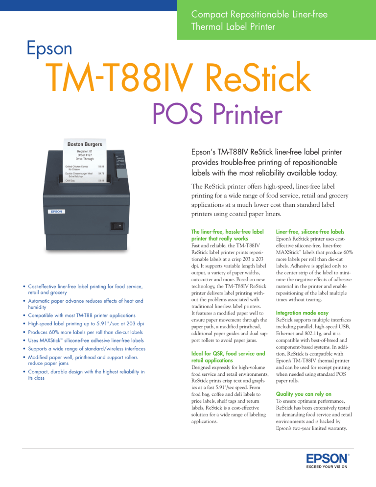 grocery label printer