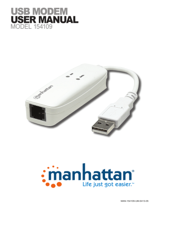 Manhattan 154109 USB Modem Manual de usuario | Manualzz