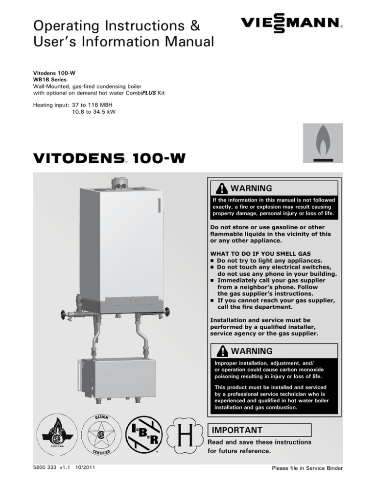 viessmann vitopend 100 wh06 manual