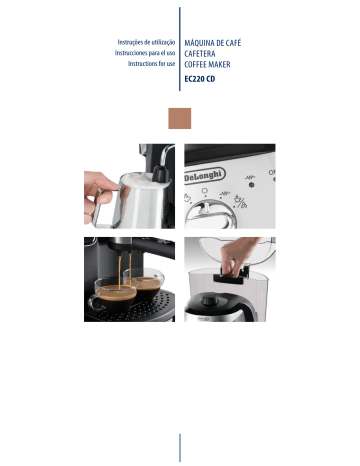 DeLonghi | User manual | Máquina de café cafetera coffee Maker EC220 CD |  Manualzz
