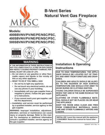 Martin Fireplaces 400bwbcia Operating Instructions Manualzz Martin Fireplaces 400bwbcia Operating, Martin Gas Fireplace Replacement Parts