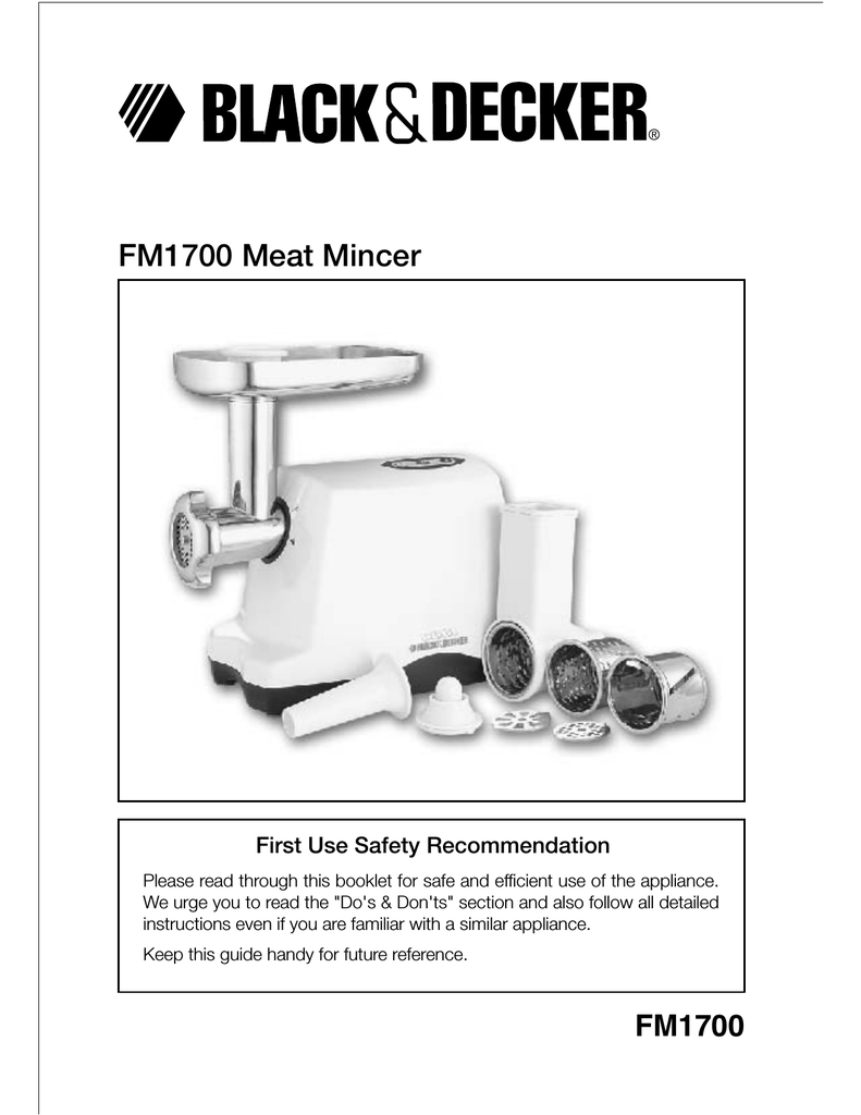 black decker smart scan manual meat