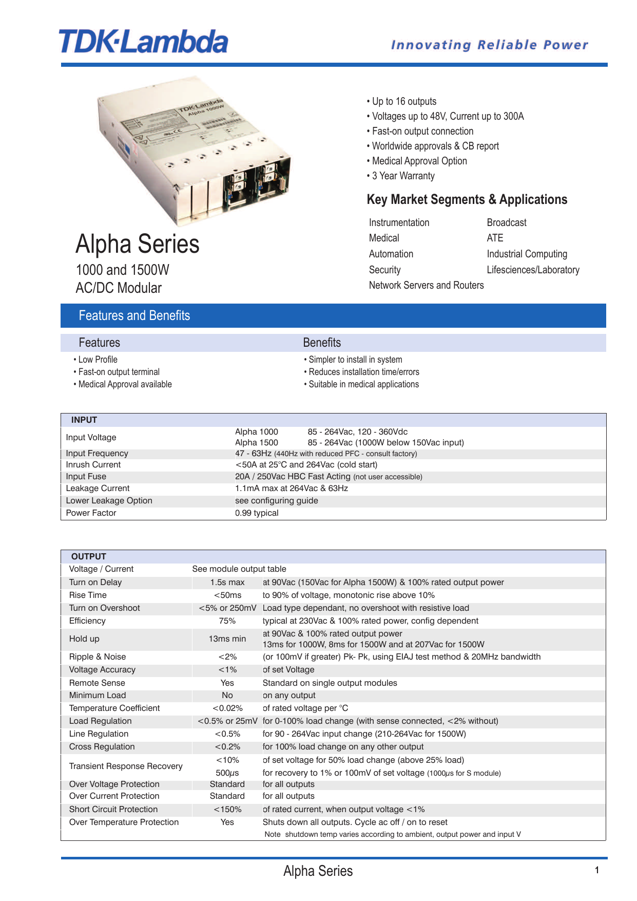 Details about   Lambda LRS-55-6 Ac To Dc Power Supply 