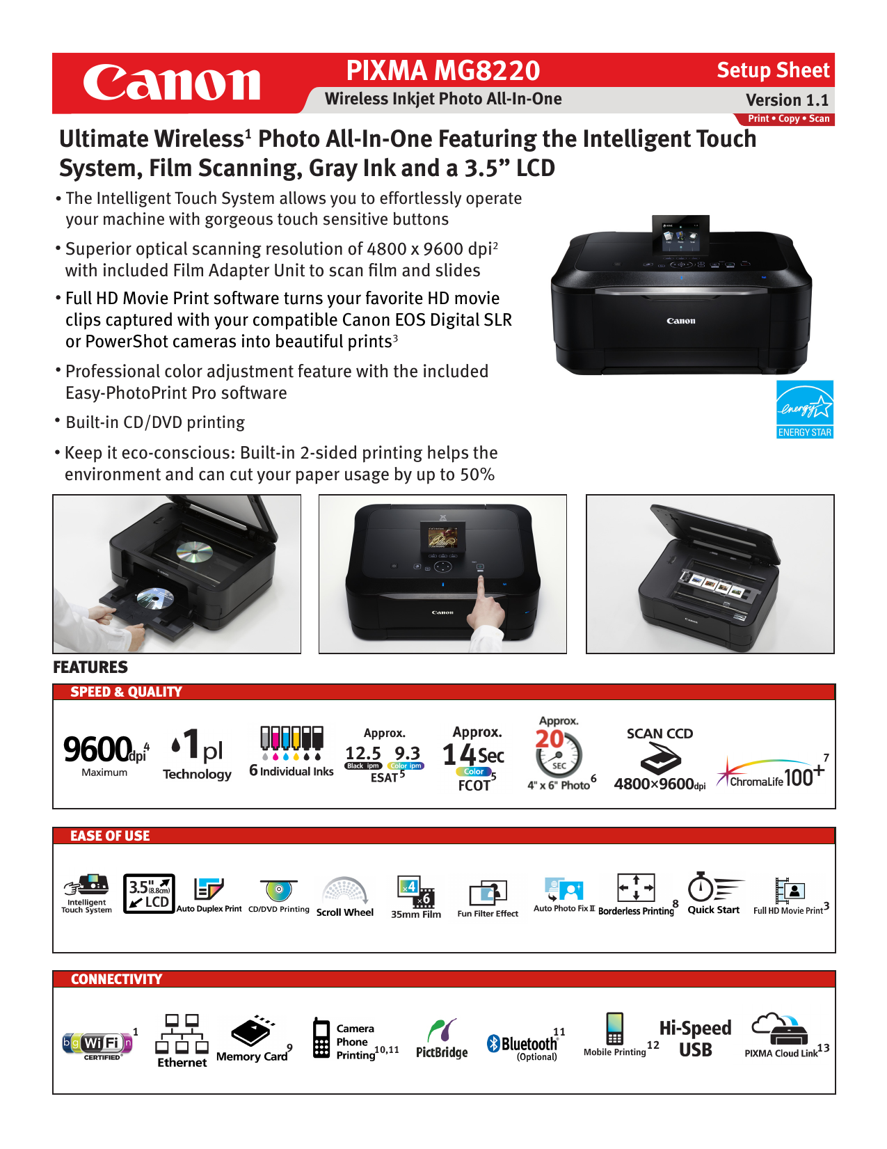 Pixma Mg8220 Manualzz