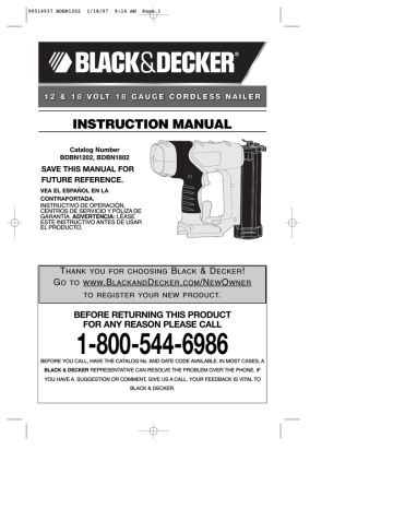 Black & Decker 90514937 Instruction Manual | Manualzz