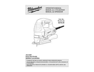 Milwaukee 6278 Operator S Manual Manualzz